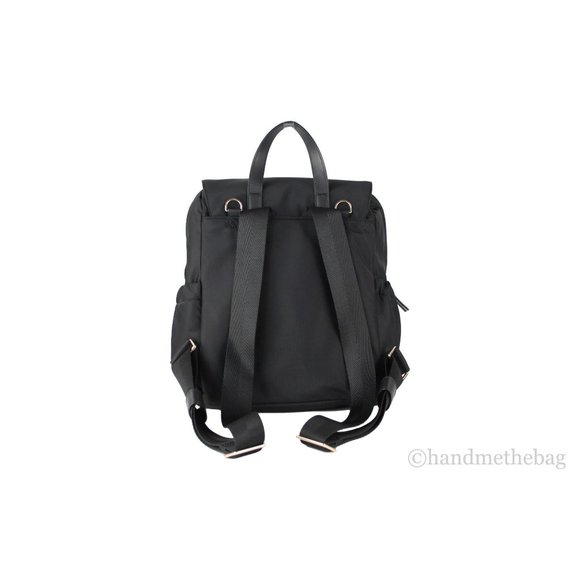 NWT Tory Burch Medium Black Nylon Baby Backpack Carryall Diaper Bag Bookbag NEW - Picture 6 of 8